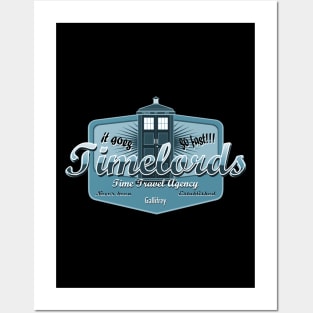 TIMELORDS TIME TRAVEL AGENCY Posters and Art